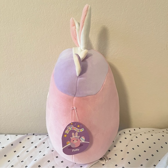 NWT 12” Patty the Cow with Bunny Ears Easter Squishmallow - Picture 2 of 3